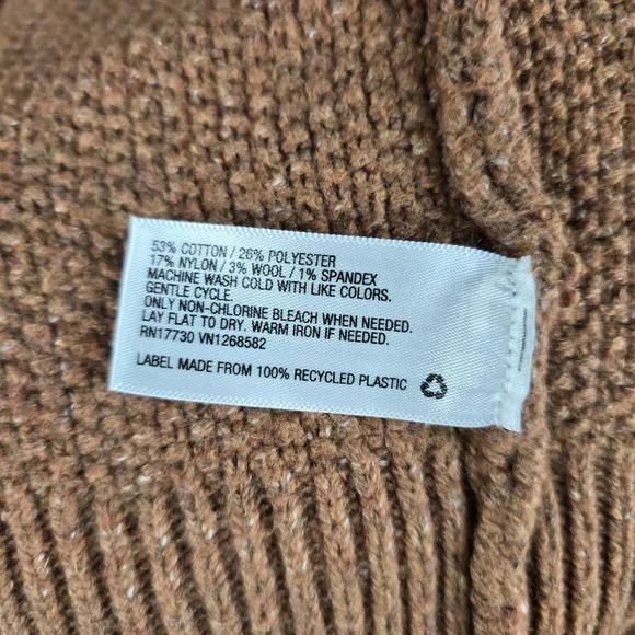 Nili Lotan Rich Brown Cable Knit Cardigan‎ - Picture 4 of 6